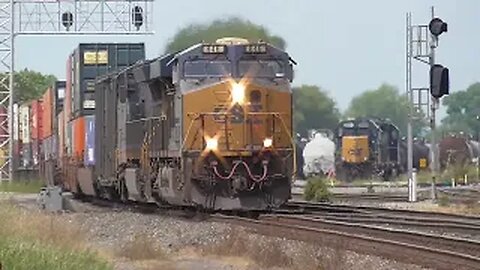 CSX I008 Intermodal Double-Stack Train from Marion, Ohio August 20, 2022