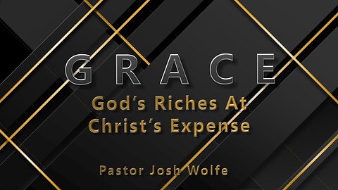 God's Riches At Christ's Expense