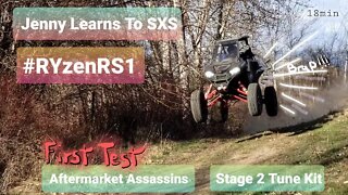 Jenny Learns To SXS & First Test w/ Aftermarket Assassins Stage 2 Tune Kit "Lock & Load"