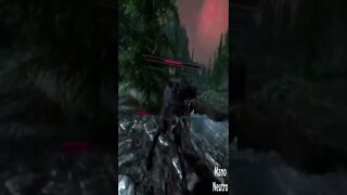 Skyrim VR perdi pro lobo, o inimigo mais fraco do jogo TRAILER