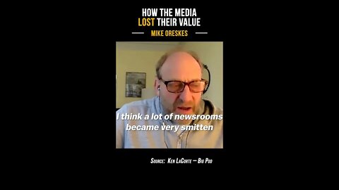Michael Oreskes: How The Media Lost Their Value.