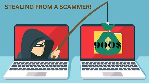 HACKER STEAL $900 FROM A SCAMMER!😭😱