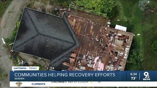 Communities helping recovery efforts following tornado in Goshen