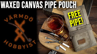 Whitlucks Waxed Canvas Pipe Pouch w/free pipe!
