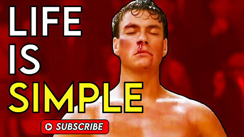 Bloodsport - Life Is Simple... #lifeissimple #betheboss #becomposed #privatecoaching #jcvd