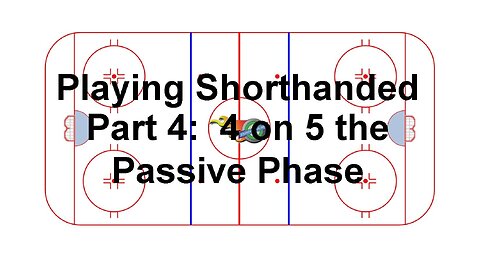 Tactical Video #29: Playing Shorthanded 4 on 5 Part 4: The Passive Phase