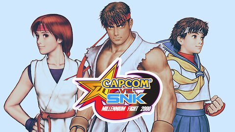 Capcom Vs SNK - Sakura/Yuri/Ryu Arcade Playthrough - Dreamcast
