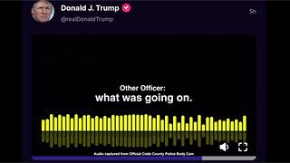 Pres Trump "What was Going on"