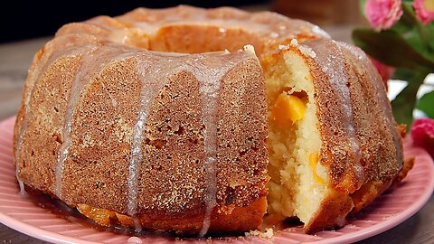A simple but delicious sponge cake made from a fruit recipe