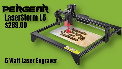 PERGEAR LASERSTORM L5 - 5W Budget Laser Engraver