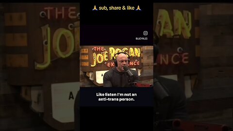 Joe Rogan vs Transphobia vs Being Cishet Ally vs True Trans vs Radicalism #trending #stitch #funny