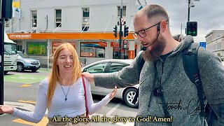 Stirring up demons while street preaching in New Zealand