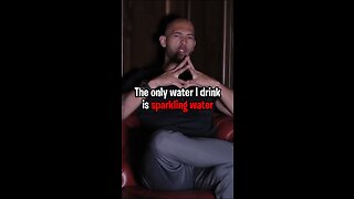 Andrew Tate on Sparkling Water