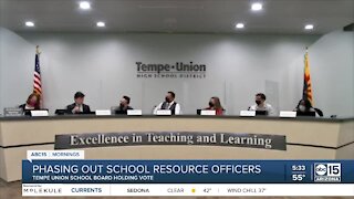 Tempe Union High School District moves forward with plans to phase out SROs