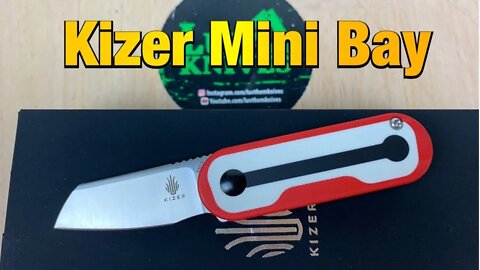 Kizer Mini Bay detent lock flipper / includes disassembly/ very discreet EDC with S35VN steel !