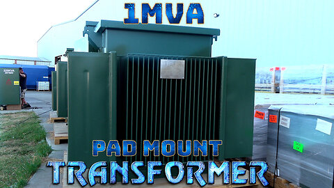 1 MVA Pad Mount Transformer - 24940Y/14400 Grounded Wye Primary, 480Y/277 Wye Secondary