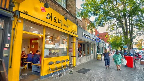 London’s ‘Korea Town’ - New Malden Walk Tour incl. High Street | 4K HDR Binaural