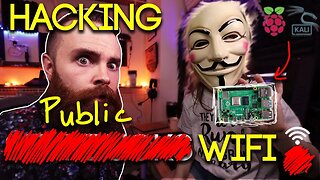 Hacking (redacted) PUBLIC WiFi with a Raspberry Pi and Kali Linux