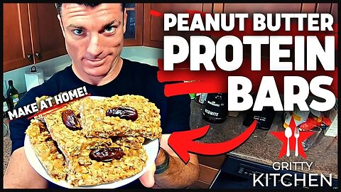 Make Protein Bars at Home | Easy Recipe for Peanut Butter Protein Bars