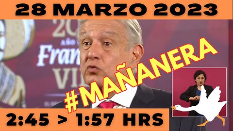 💩🐣👶 #AMLITO | Mañanera Martes 28 de Marzo 2023 | El gansito veloz de 2:45 a 1:57.