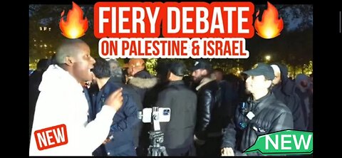 Fiery debate on israel and Palestine Mansur vs Christain, /SPEAKERS CORNOR