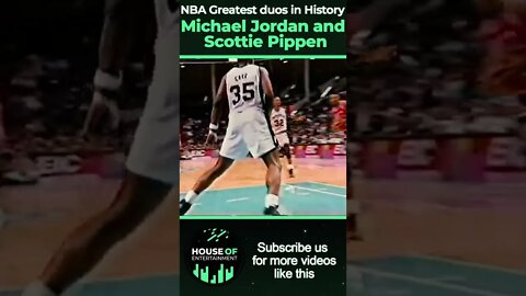 Michael Jordan and Scottie Pippen duo #shorts