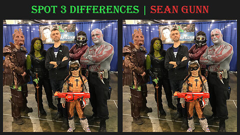 Spot the 3 differences | Sean Gunn