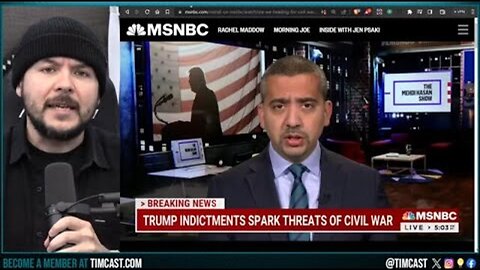 MSNBC AND GOP WARN CIVIL WAR IS COMING, TRUMP INDICTMENT AND DEMOCRAT CORRUPTION WILL ESCALATE THI..
