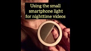 Using Smartphone Lights to Enhance Videos at Night Outdoors