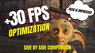 GAIN 30 FPS BY CHANGING THIS - Optimization Benchmark Comparaison Hogwarts Legacy