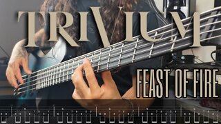 TRIVIUM - Feast of Fire (Bass Cover + TABS)