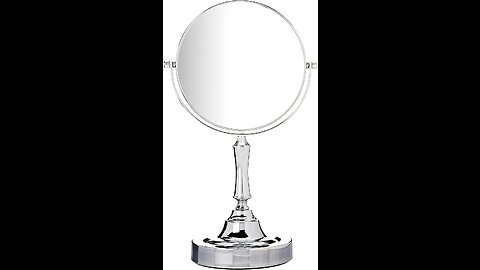 Sagler Vanity Mirror Chrome 6-inch Tabletop Two-Sided Swivel with 10x Magnification, Makeup Mir...