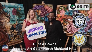 Artist Jarrad Hamilton - Veterans Art Gala #DFW 2023