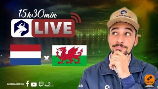 ⚽️ Trading Esportivo AO VIVO - Holanda X País de Gales - Liga das Nações da Uefa - Europa ⚽️