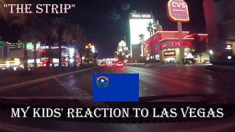 Kids' reaction to Las Vegas Strip