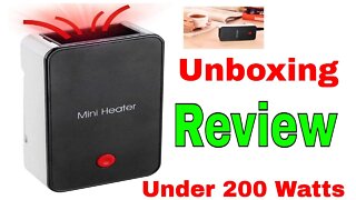 Energy-saving Heater Unbox & Review Mini Portable Low Watt Space Heater