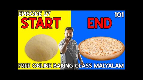 Sunday Baking Class Episode 27: Pizza| Start to End for beginners.Free Online Malayalam baking class