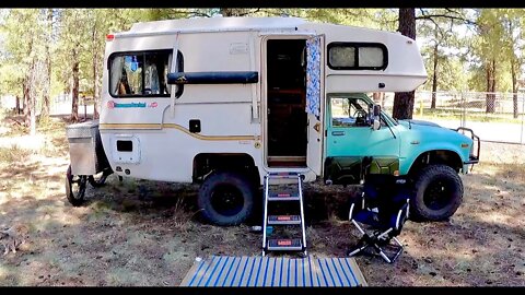 RARE 4x4 Toyota Sunrader DIY Build - Wood Stove, Full Kitchen, Upgraded Engine, & Custom Suspension!