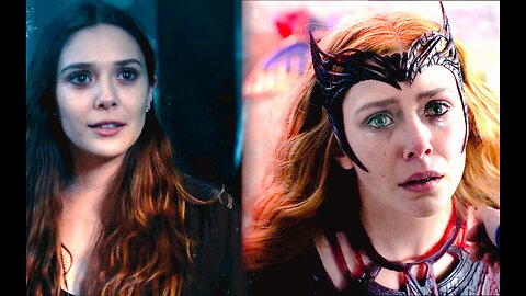 This is the real [Scarlet Witch], feeling the oppression from the Supreme Mage,