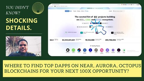 Where To Find Top Dapps On Near, Aurora, Octopus Blockchains For Your Next 100x Opportunity?