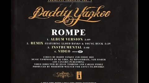 Daddy Yankee - Rompe (Instrumental Studio)