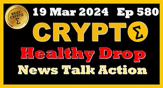 Brief Crypto (NO sponsors) - Healthy Drop #Bitcoin #BTC #Ethereum #ETH #GBTC