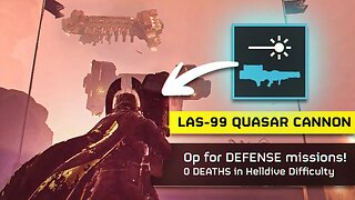 Helldivers 2 – Quasar Cannon OP in Defense Missions!