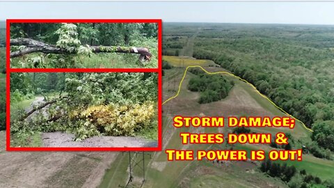Storm damage trees down-power outage & Generator chat. How you can be prepared..