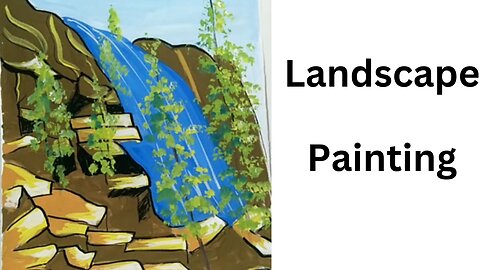 Landscape Painting ||Tutorial || Step-by-Step for Beginners