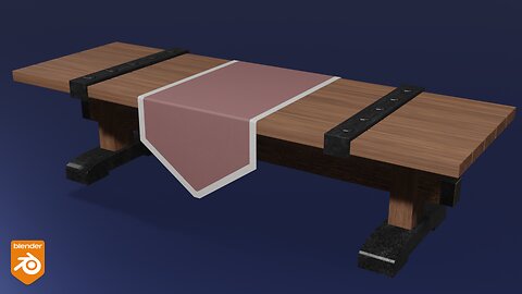 Medieval Table | Blender 4.1 Tutorial