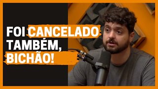 MONARK FALA SOBRE O CANCELAMENTO DO CASTANHARI | Cortes do Monark Talks