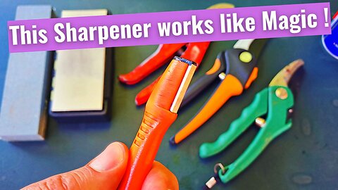 Sharpen gardening: Pruners, Loppers & Shears like a Pro, This tool works like Magic