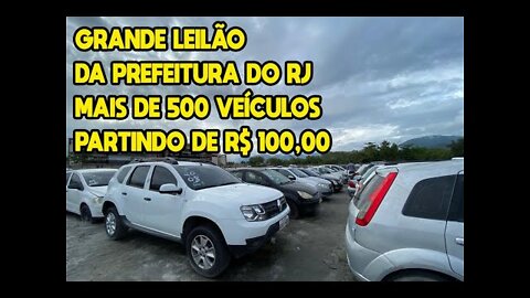 VISITAMOS O LEILÃO DA PREFEITURA DO RIO - SEOP 04/2021 - LANCES INICIAIS R$ 100,00 *Pátio Recreio*