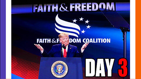🔴LIVE: FULL SHOW following Faith And Freedom Coalition Day 3 🟠⚪🟣